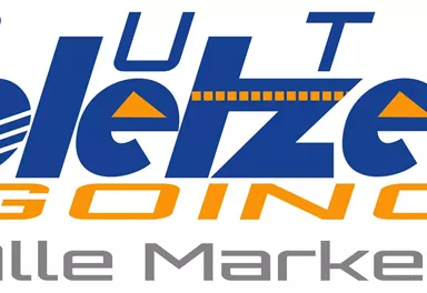 Ein Logo von "Auto Pletzer Going". Es zeigt den Slogan "Alle Marken" in einer modernen Schriftart.