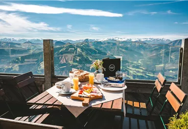 Frühstück mit Panoramaaussicht