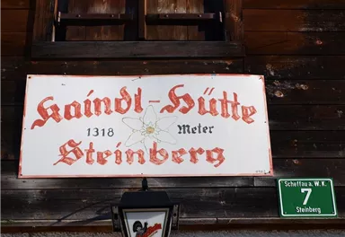 Kaindlhütte_Schild