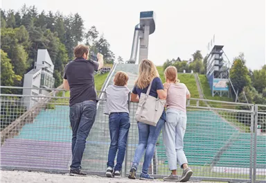 Schanze von unten