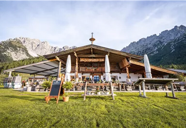 Terrasse Wochenbrunn Südseite