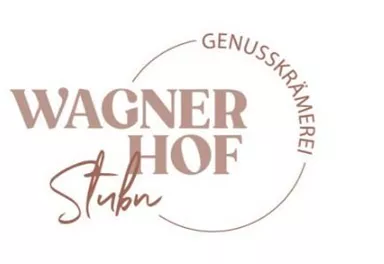 The logo of Wagner Hof Stubn features the lettering in an elegant font. It presents a pleasure-oriented brand or establishment.