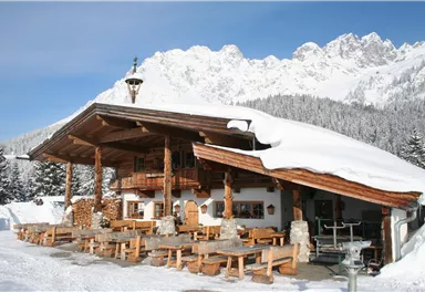 Wochenbrunner Alm im Winter