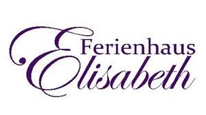 An elegant logo for the holiday home Elisabeth. The name is written in purple letters and radiates an inviting character.
