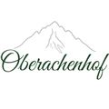 A logo with the name "Oberachenhof". In the background, a stylized mountain silhouette can be seen.