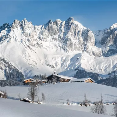 Winter landscape at the Wilden Kaiser