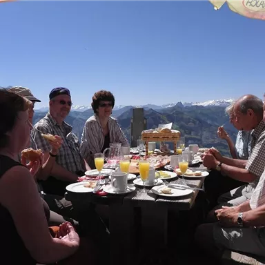 Frühstück auf der hohen Salve