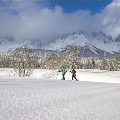 Snowshoe hiking