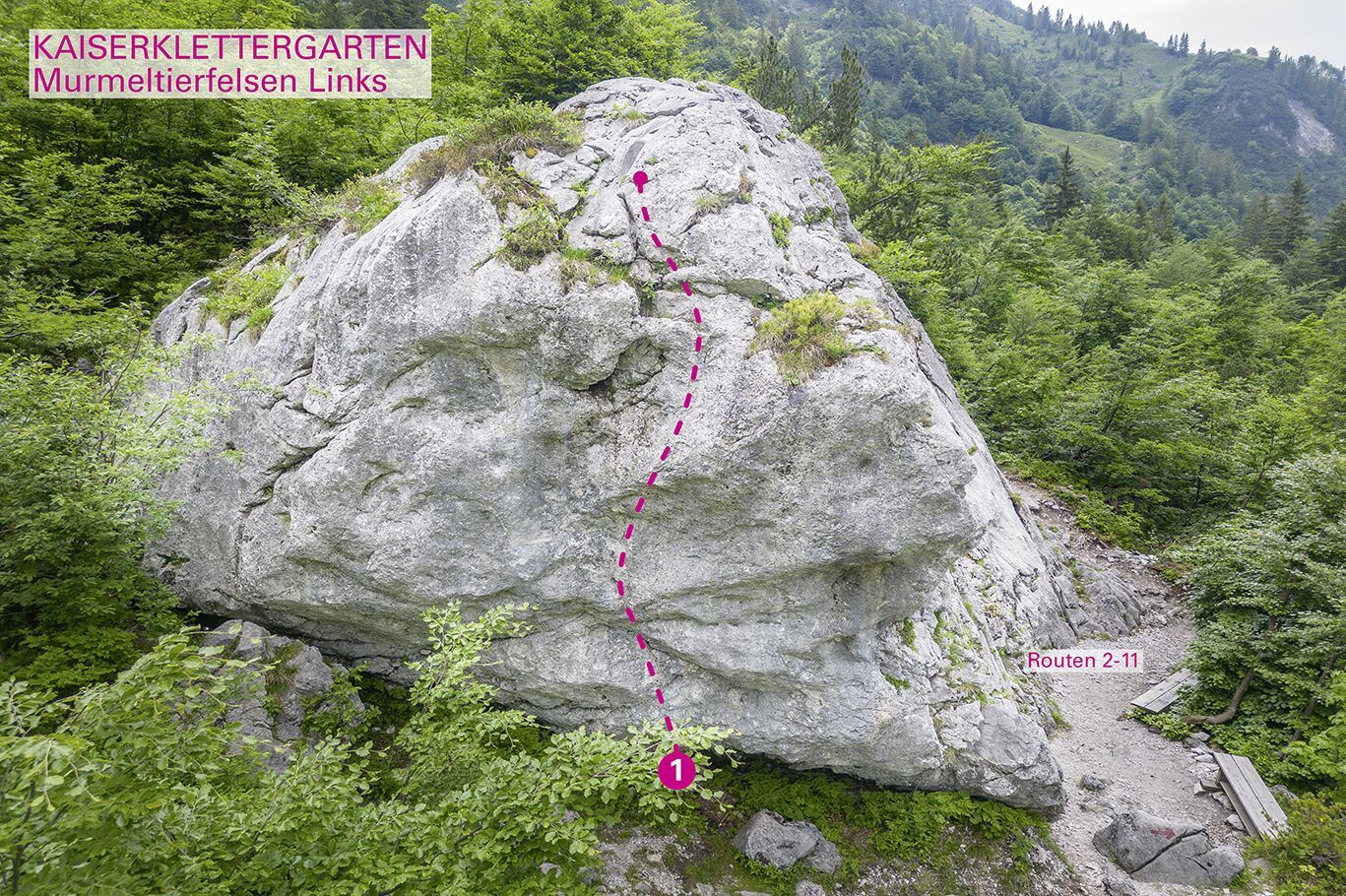 Kaiserklettergarten / Murmeltierfelsen - Wilder Kaiser