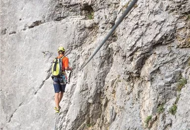 Ellmau_Klettersteig Klamml_Zwei-Seilbrücke_Wilder Kaiser