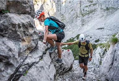 Scheffau_Aufstieg Treffauer_Wilder Kaiser