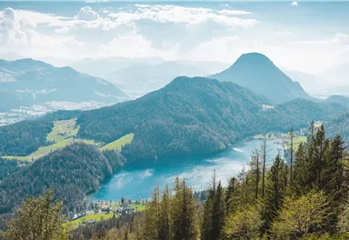 Scheffau_Jägersteig_Ausblick Hintersteiner See_Wilder Kaiser