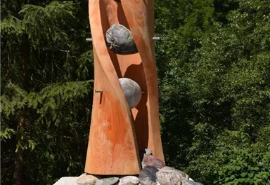 Scheffau_Rehbachklamm_Statue_Wilder Kaiser