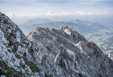 Scheffau_Steig zwischen Treffauer und Tuxeck_Wilder Kaiser