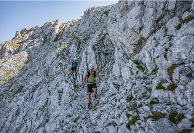 Scheffau_Steig zwischen Treffauer und Tuxeck_Wilder Kaiser
