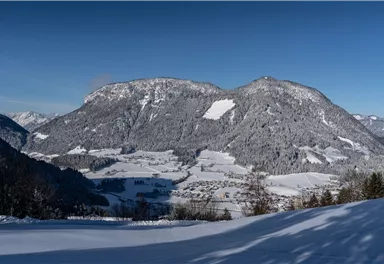 Söll_Ortsansicht_Winter_Wilder Kaiser