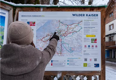Hiking starting point tourist office Söll