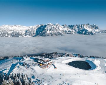 Bergstation mit Bergkaiser