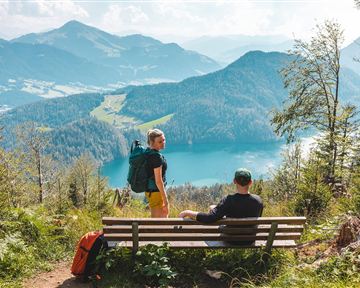Scheffau_Jägersteig_Ausblick Hintersteiner See_Wilder Kaiser